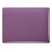 Bullseye Glass Amethyst Transparent, Thin-rolled, 2mm COE90