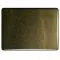 Bullseye Glass Aventurine Bronze Transparent, Double-rolled, 3mm COE90 - Size 10x10