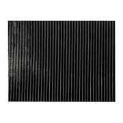 Bullseye Glass Black Opalescent, Prismatic Texture, Fusible 3mm COE90