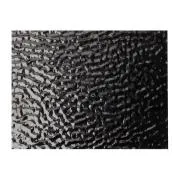 Bullseye Glass Black Opalescent, Soft Ripple Texture, 3mm COE90