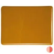 Bullseye Glass Butterscotch Opalescent, Thin-rolled, 2mm COE90