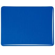 Bullseye Glass Carribean Blue Transparent, Double-rolled, 3mm COE90