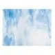 Bullseye Glass Clear, Egyptian Blue Opal Streaky, Double-rolled, 3mm COE90