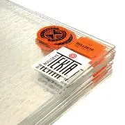 Bullseye Glass Clear Tekta 6mm by the Pound Glass Pack 5 lbs. COE90