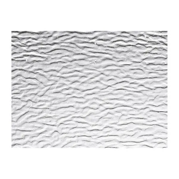 Bullseye Glass Clear Transparent, Granite Ripple Texture, 3mm COE90