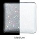 Bullseye Glass Clear Transparent Iridescent Rainbow Frit COE90