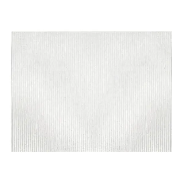 Bullseye Glass Clear Transparent, Reed Texture, 3mm COE90