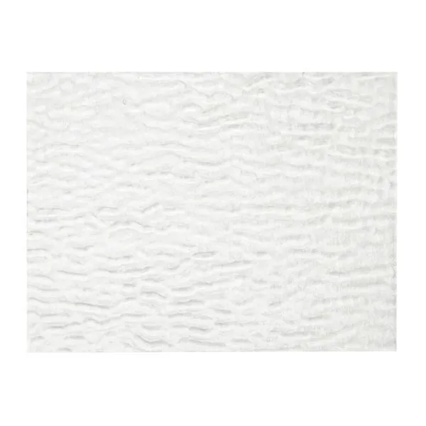 Bullseye Glass Clear Transparent, Soft Ripple Texture, 3mm COE90