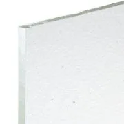 Bullseye Glass Clear Transparent Tekta, Double-rolled, 6mm COE90