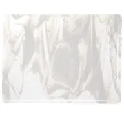 Bullseye Glass Clear, White Streaky, Double-rolled, 3mm COE90