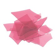 Bullseye Glass Cranberry Pink Transparent Confetti COE90
