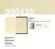 Bullseye Glass Cream Opalescent, Double-rolled, 3mm COE90
