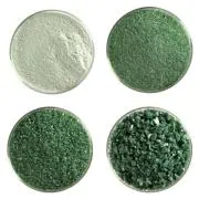 Bullseye Glass Dark Forest Green Opalescent Frit COE90
