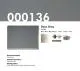 Bullseye Glass Deco Gray Opalescent, Double-rolled, 3mm COE90