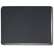 Bullseye Glass Deep Gray Opalescent, Thin-rolled, 2mm COE90