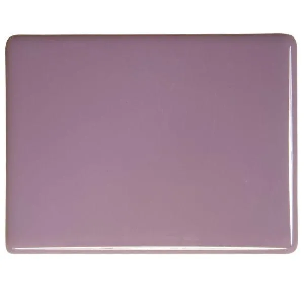 Bullseye Glass Dusty Lilac Opalescent, Thin-rolled, 2mm COE90