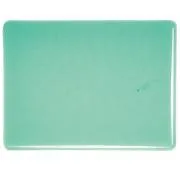 Bullseye Glass Emerald Green Transparent, Thin-rolled, 2mm COE90