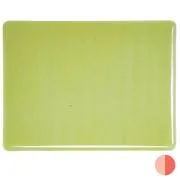 Bullseye Glass Fern Green Transparent, Thin-rolled, 2mm COE90