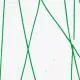 Bullseye Glass Forest Green Streamers on Clear COE90