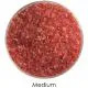Bullseye Glass Garnet Red Transparent Frit COE90
