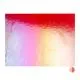 Bullseye Glass Garnet Red Transparent, Rainbow Iridescent, Double-rolled, 3mm COE90