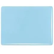 Bullseye Glass Glacier Blue Opalescent, Double-rolled, 3mm COE90