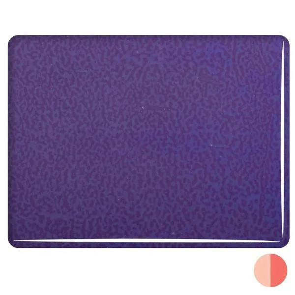 Bullseye Glass Gold Purple Opalescent, Thin-rolled, 2mm COE90