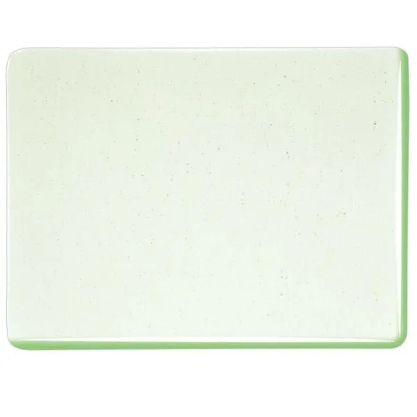 Bullseye Glass Grass Green Transparent Tint, Double-rolled, 3mm COE90