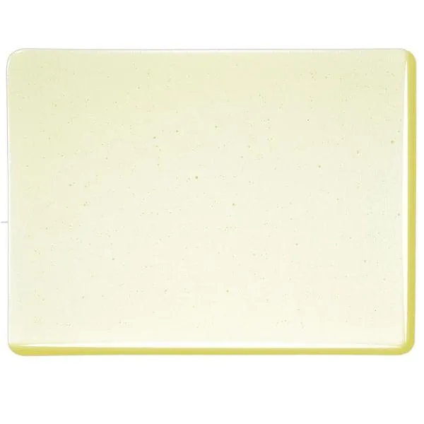 Bullseye Glass Green Tea Transparent Tint, Double-rolled, 3mm COE90