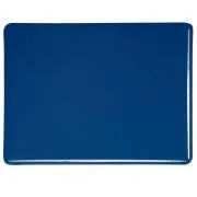 Bullseye Glass Indigo Blue Opalescent, Double-rolled, 3mm COE90