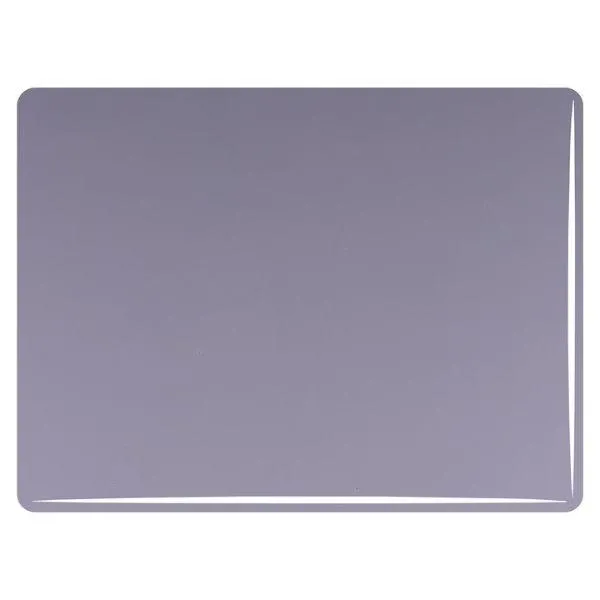 Bullseye Glass Lavender Opalescent, Double-rolled, 3mm COE90