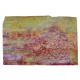 Bullseye Glass Lemon Yellow, White, Gold-Pink, Mottle Mix, Single-rolled, 3mm, Non-Fusible