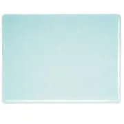 Bullseye Glass Light Aquamarine Blue Transparent, Thin-rolled, 2mm COE90