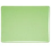 Bullseye Glass Light Green Transparent, Thin-rolled, 2mm COE90