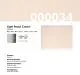 Bullseye Glass Light Peach Cream Opalescent, Double-rolled, 3mm COE90