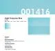 Bullseye Glass Light Turquoise Blue Transparent, Thin-rolled, 2mm COE90