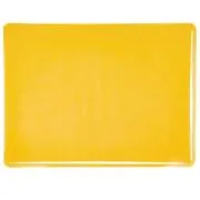 Bullseye Glass Medium Amber Transparent, Thin-rolled, 2mm COE90