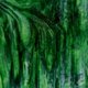 Bullseye Glass Medium Celery, Emerald Green, Mottle Mix, Single-rolled, 3mm, Non-Fusible