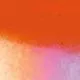 Bullseye Glass Orange Transparent, Rainbow Iridescent Double-rolled, 3mm COE90