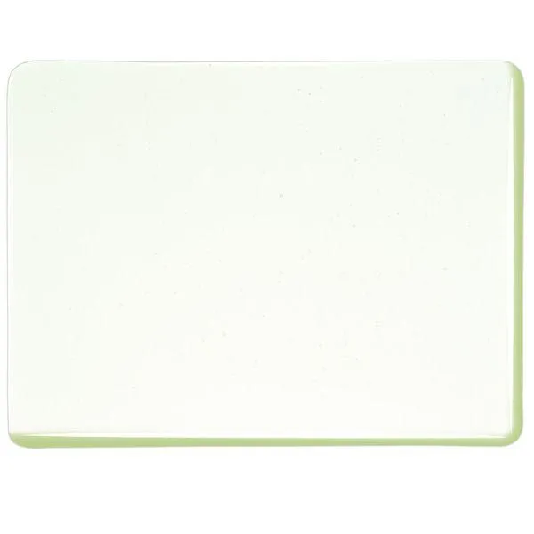Bullseye Glass Pine Green Transparent Tint, Double-rolled, 3mm COE90