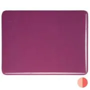 Bullseye Glass Plum Opalescent, Double-Rolled, 3mm COE90