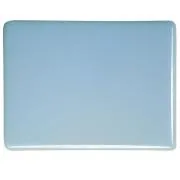 Bullseye Glass Powder Blue Opalescent, Double-rolled, 3mm COE90