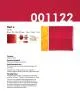 Bullseye Glass Red Transparent, Thin-rolled, 2mm COE90