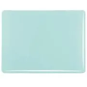 Bullseye Glass Robin's Egg Blue Opalescent, Double-rolled, 3mm COE90