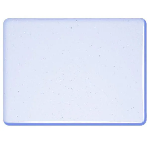Bullseye Glass Sapphire Blue Transparent Tint, Double-rolled, 3mm COE90
