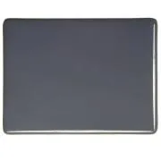 Bullseye Glass Slate Gray Opalescent, Double-rolled, 3mm COE90