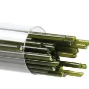 Bullseye Glass Stringers Moss Green Opalescent COE90