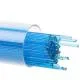 Bullseye Glass Stringers Turquoise Blue Transparent COE90