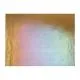 Bullseye Glass Tan Transparent, Rainbow Iridescent, Thin-rolled, 2mm COE90