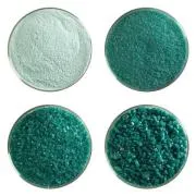 Bullseye Glass Teal Green Opalescent Frit COE90